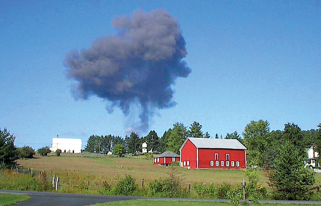 9 11 Plane Smoke Pennsylvania