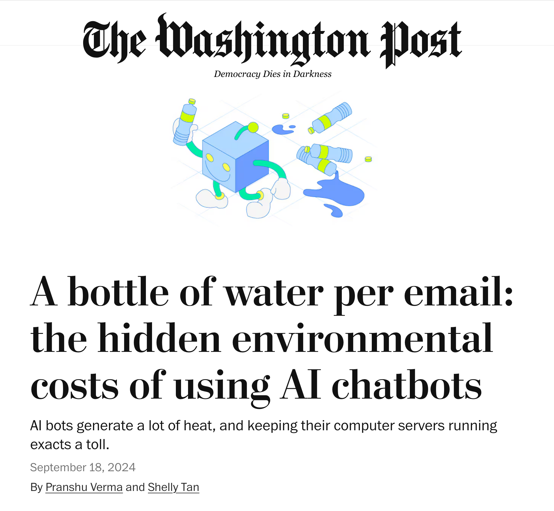 Ai Impact Risk Climate Water