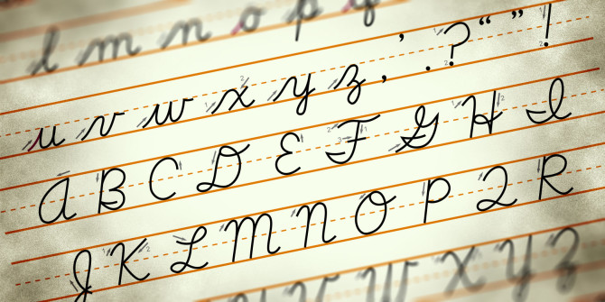 Cursive Writing Penmanship