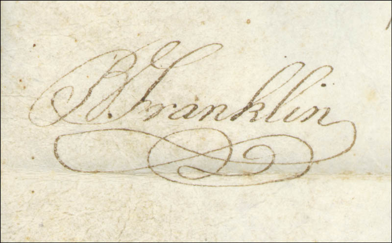 Franklin Benjamin Signature