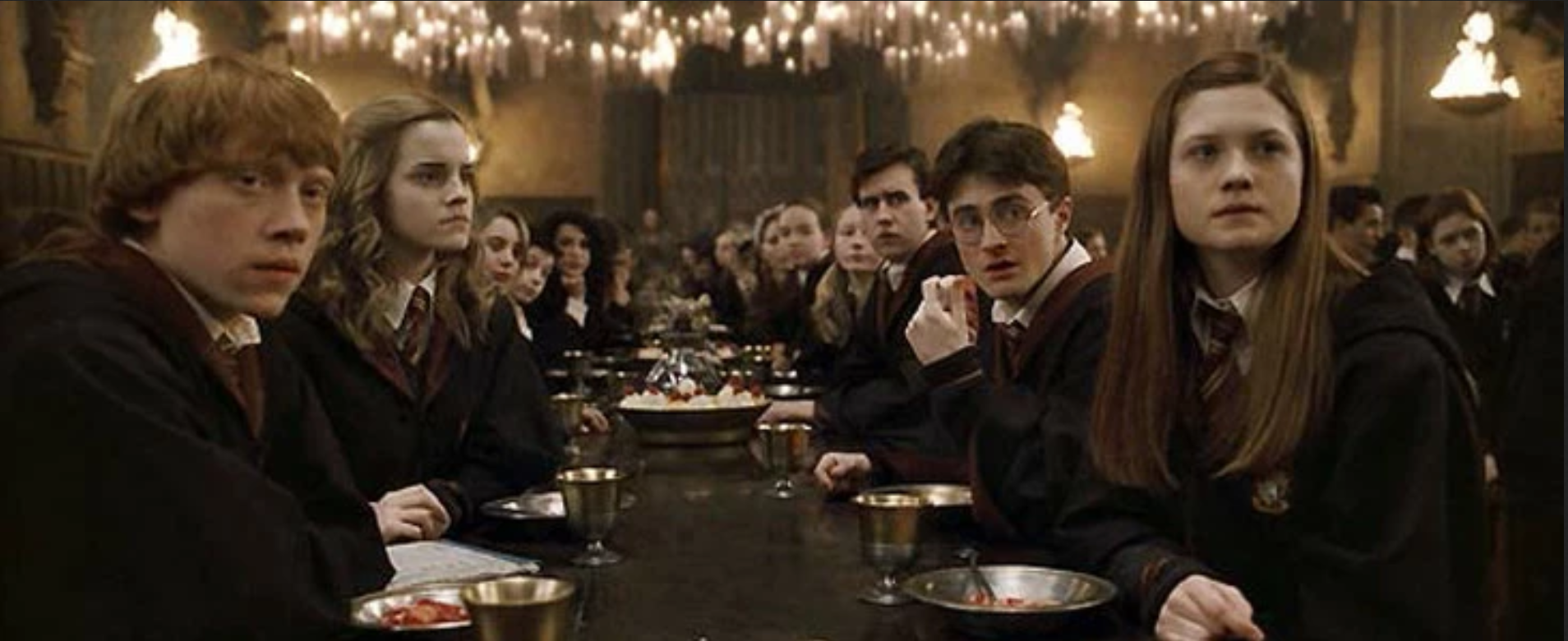 Ginny Weasley Hogwarts Table