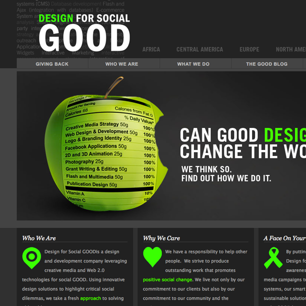 Good Web Design Good Apple