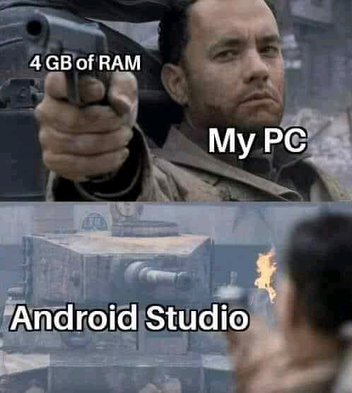 Android Studio Tank Meme