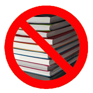 No Textbooks Icon