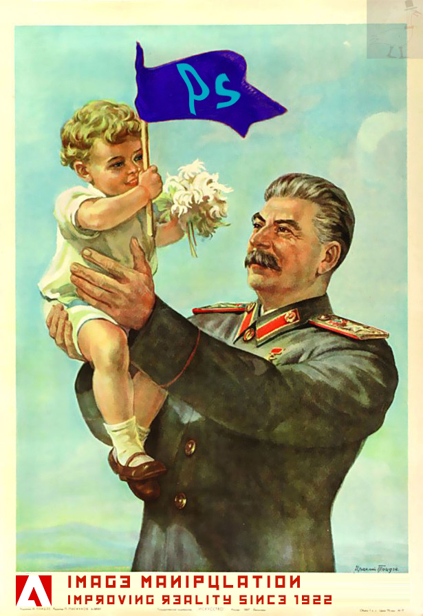 Stalin Poster Baby Photoshop