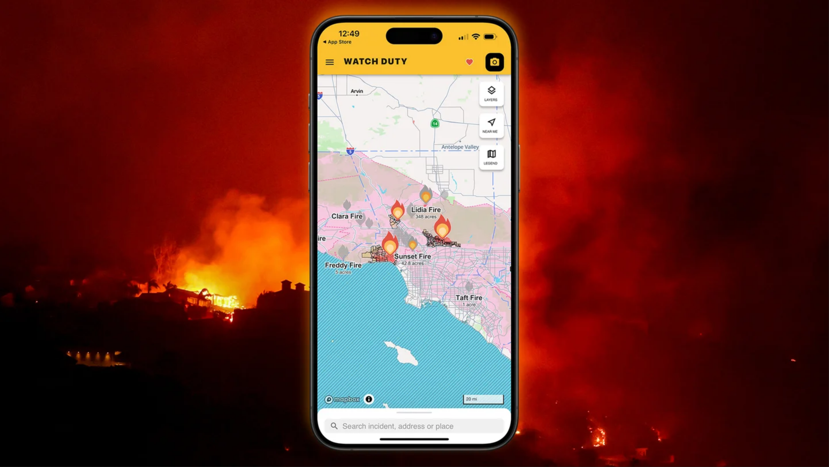 Watch Duty Crowdsourced LA Fires App